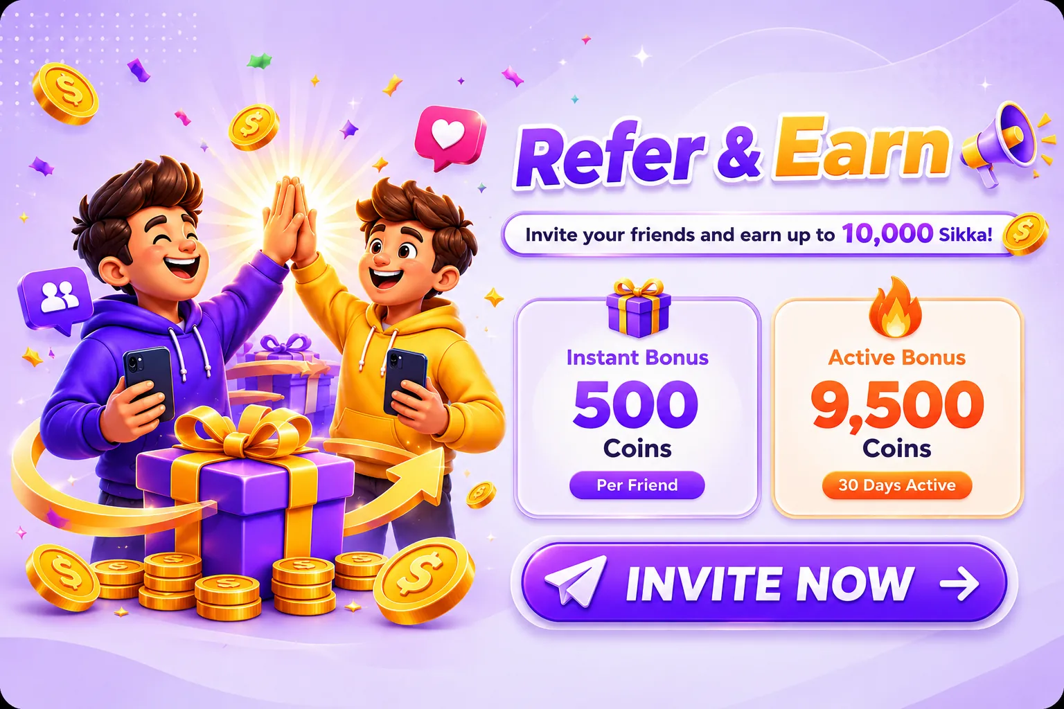 Sikka Play Referral Network Diagram